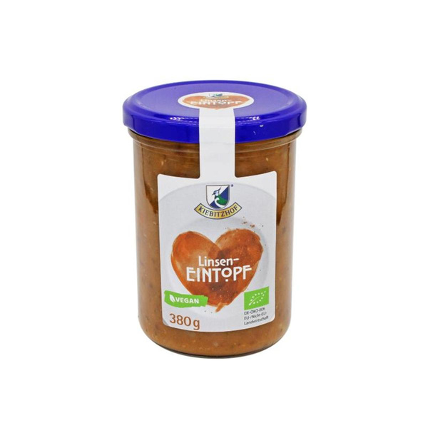 Produktfoto zu Eintopfliebe Linseneintopf, vegan (Glas)