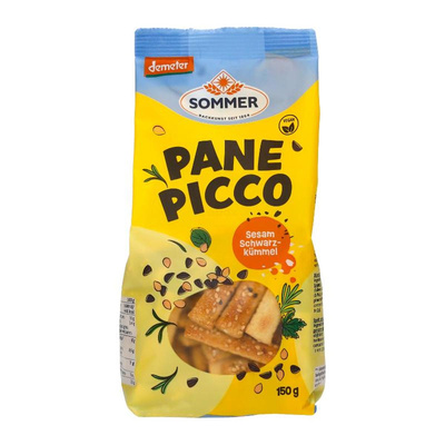 Produktfoto zu Pane Picco mit Sesam-Schwarzkümmel -demeter- 150g