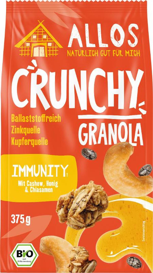 Produktfoto zu Crunchy Granola Immunity 375g