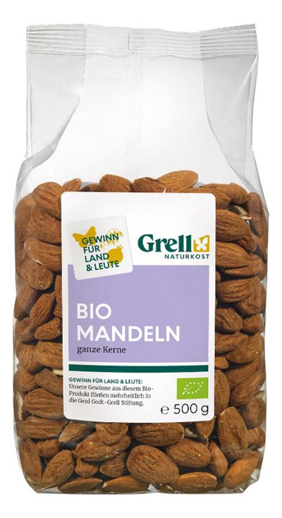 Produktfoto zu Mandeln ganze Kerne 500g