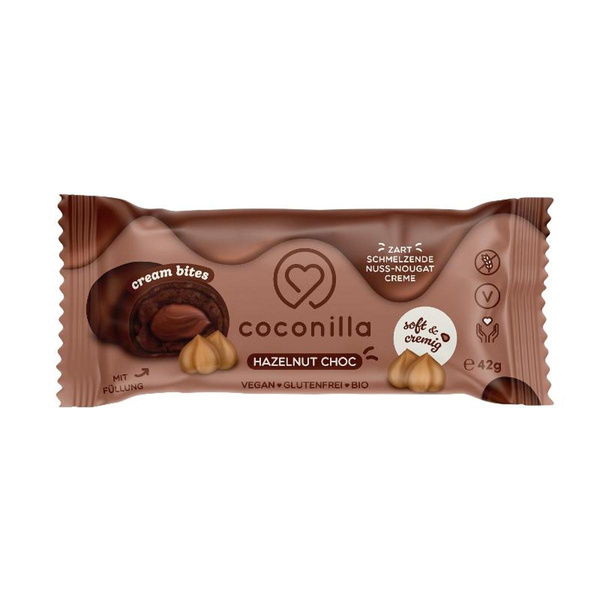 Produktfoto zu Cream Bites Hazelnut Choc - coconilla