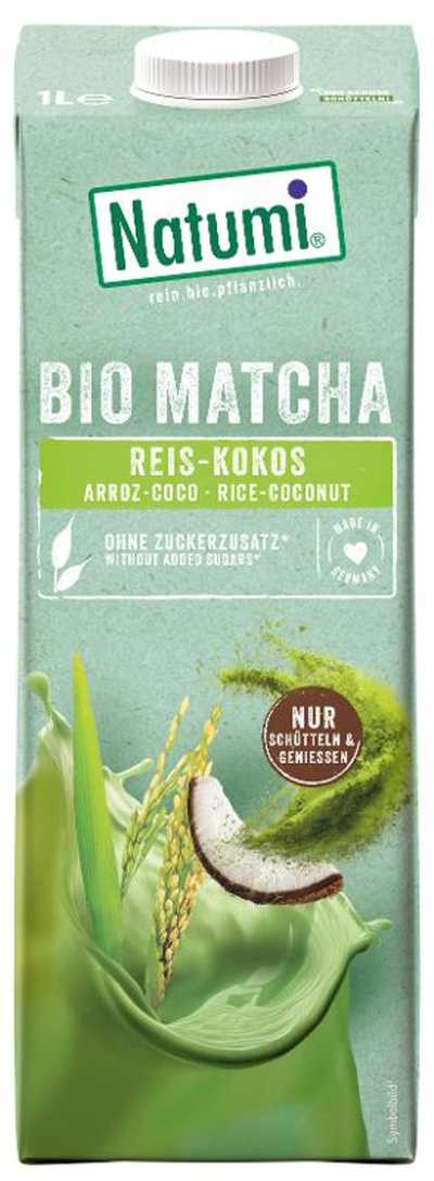 Produktfoto zu Matcha Reis-Kokosdrink 1l