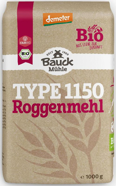 Produktfoto zu Roggenmehl Type 1150, Demeter