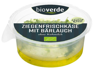 Produktfoto zu Ziegenfrischkäse mit Bärlauch, 50%