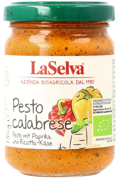 Produktfoto zu Pesto Calabrese - Pesto m. Paprika u. Ricotta-Käse