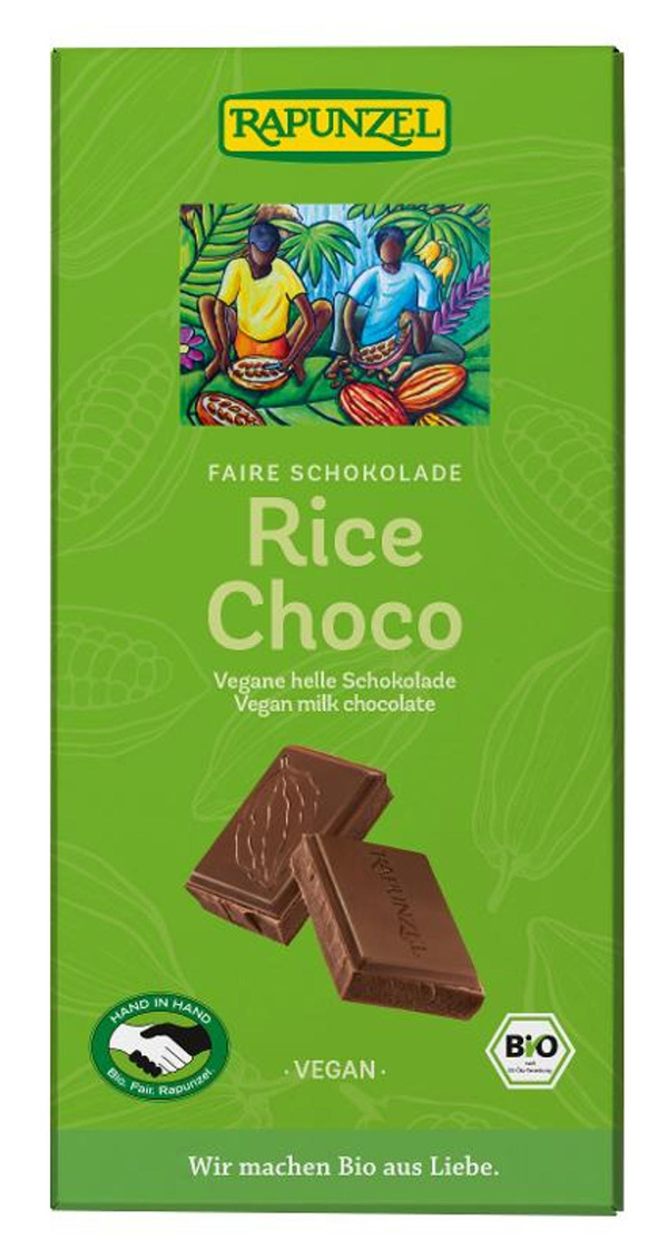 Produktfoto zu Rice Milk vegane helle Schokolade 100g