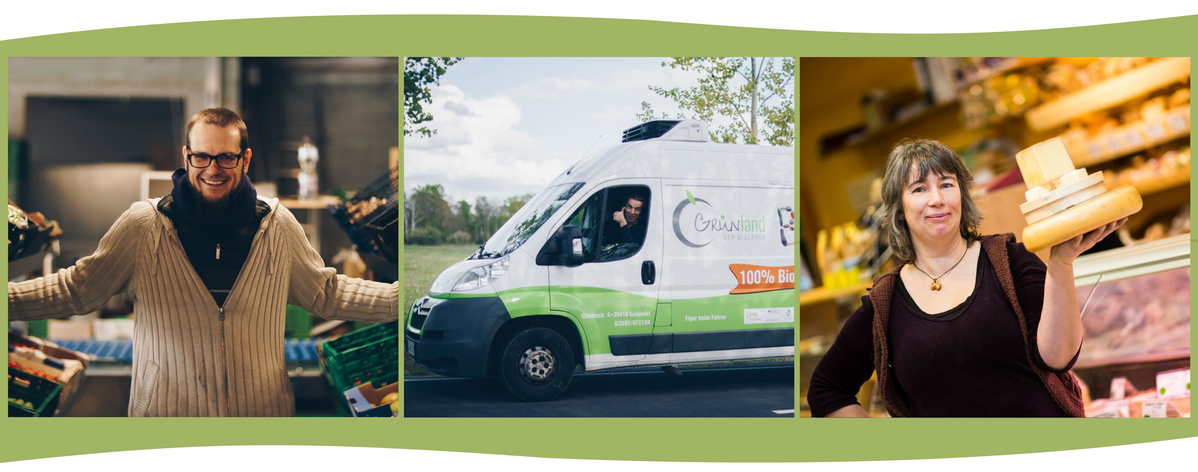 Bildkomposition Stellenangebot Einkauf-Fahren-Verkauf