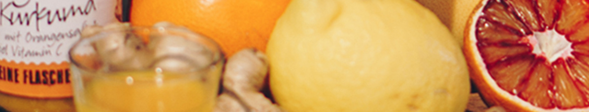 Zitronen, Ingwer und Orangen