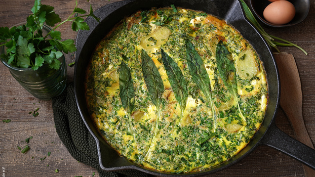 Rezeptbild für Bärlauch-Frittata