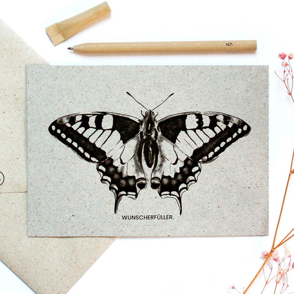 Produktfoto zu Postkarte Wunscherfüller