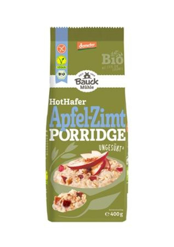Produktfoto zu Porridge HotHafer Apfel-Zimt, ungesüßt, glutenfrei
