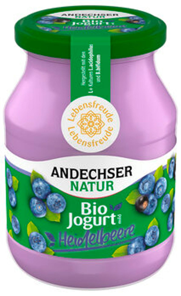 Produktfoto zu Joghurt Heidelbeere-Cassis 3,7%  500g
