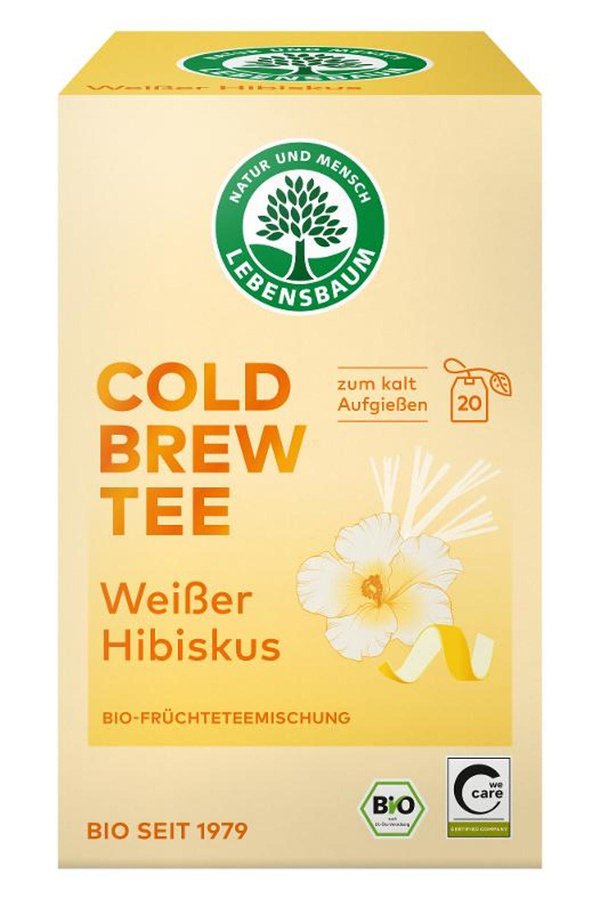 Produktfoto zu Cold Brew Tee, Weißer Hibiskus