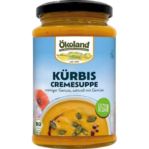 Produktfoto zu Kürbis Cremesuppe 380ml Glas