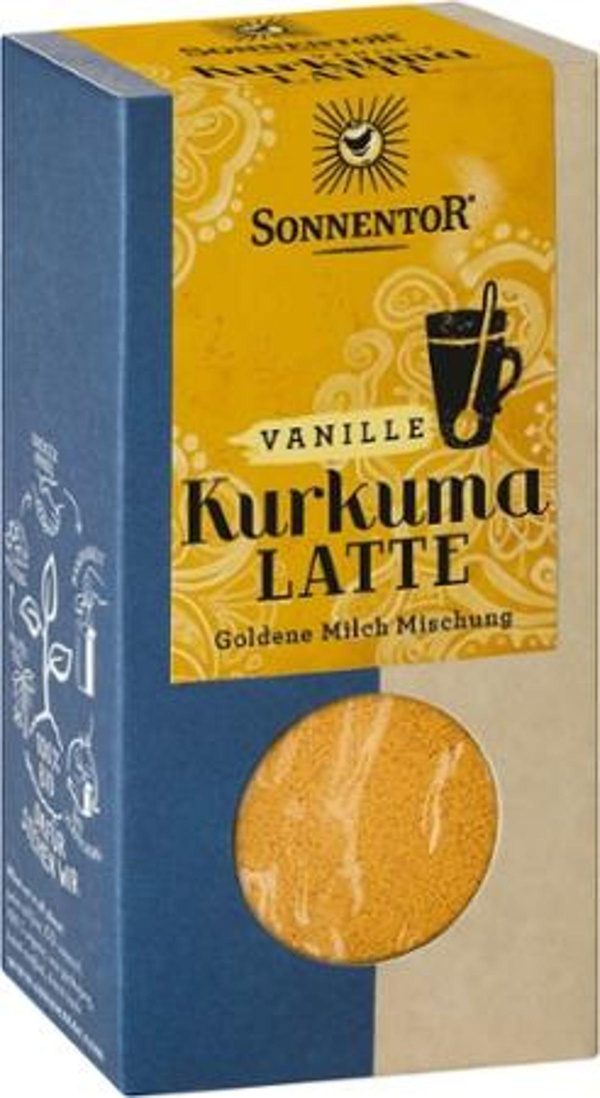 Produktfoto zu Trink-Kurkuma-Latte Vanille - Goldene Milch
