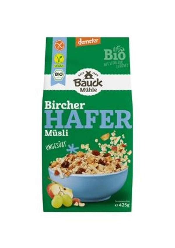 Produktfoto zu Hafer Müsli Bircher glutenfrei 450g