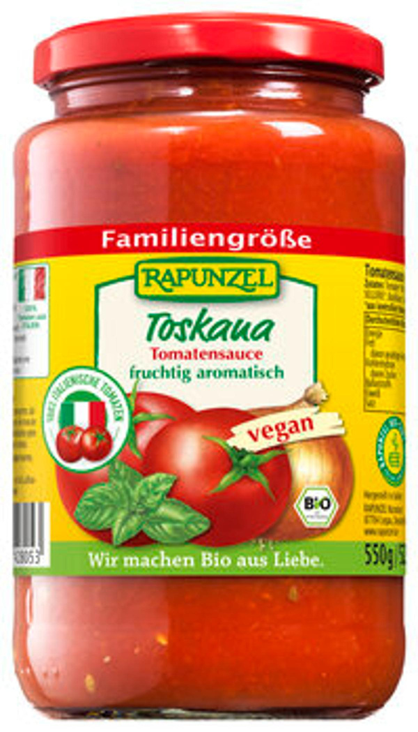 Produktfoto zu Tomatensauce Toskana, Familiengrösse 550g