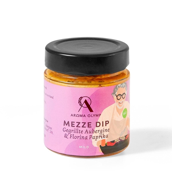 Produktfoto zu Mezze Dip - gegrillte Aubergine & Florina Paprika