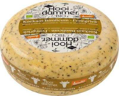 Produktfoto zu Basilikum_Bockshornklee-Käse, 50%, Demeter