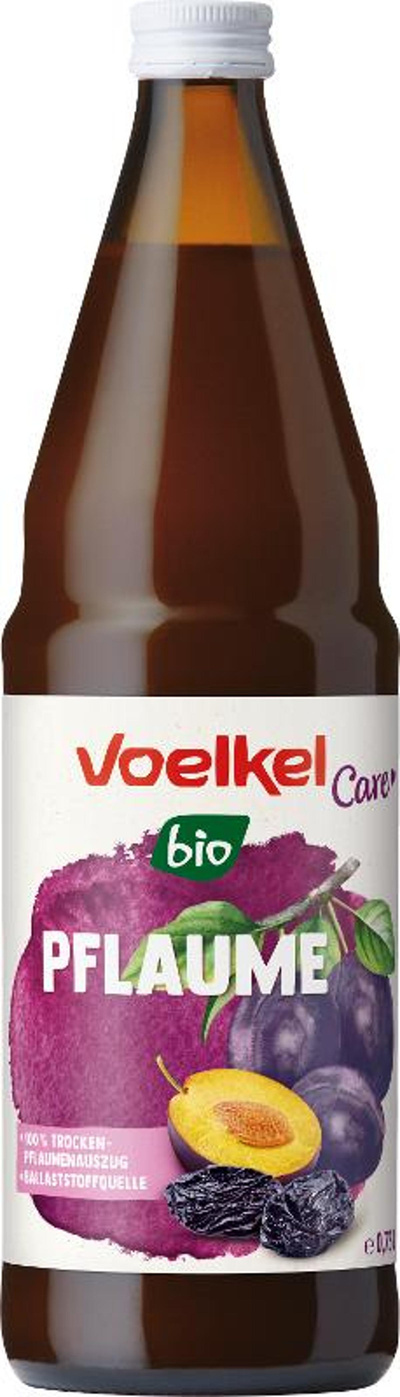 Produktfoto zu Voelkel Care Pflaume, 100% Trockenpflaumenauszug 0,75l