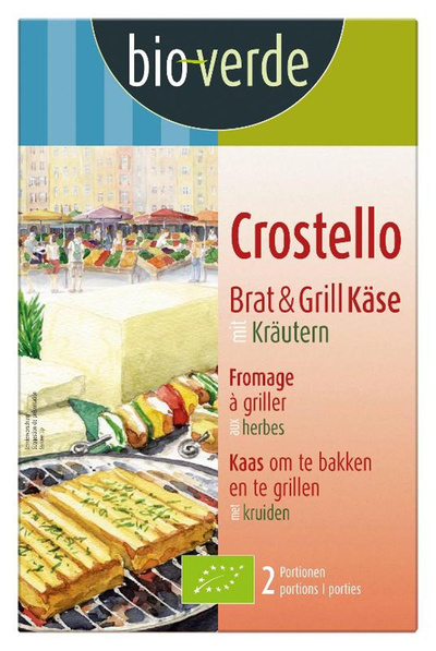 Produktfoto zu Crostello Brat- und Grillkäse Kräuter 2x100g
