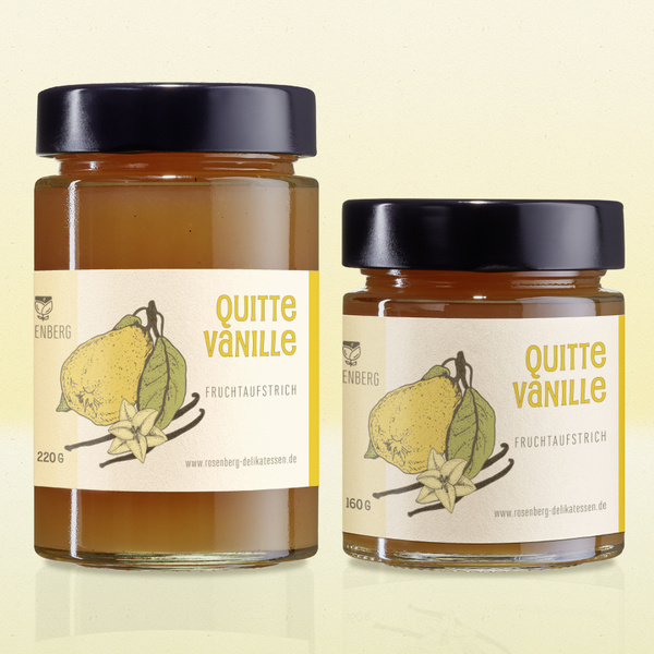 Fruchtaufstrich Quitte Vanille von Rosenberg