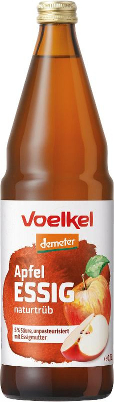 Produktfoto zu Apfelessig (Demeter), naturtrüb 750ml