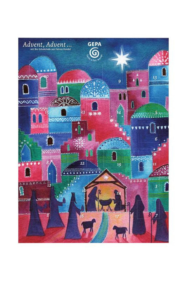 Produktfoto zu Schoko Adventskalender -Fairtrade- 75g