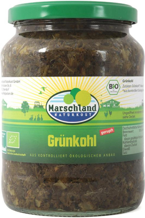 Produktfoto zu Grünkohl Glas 720g