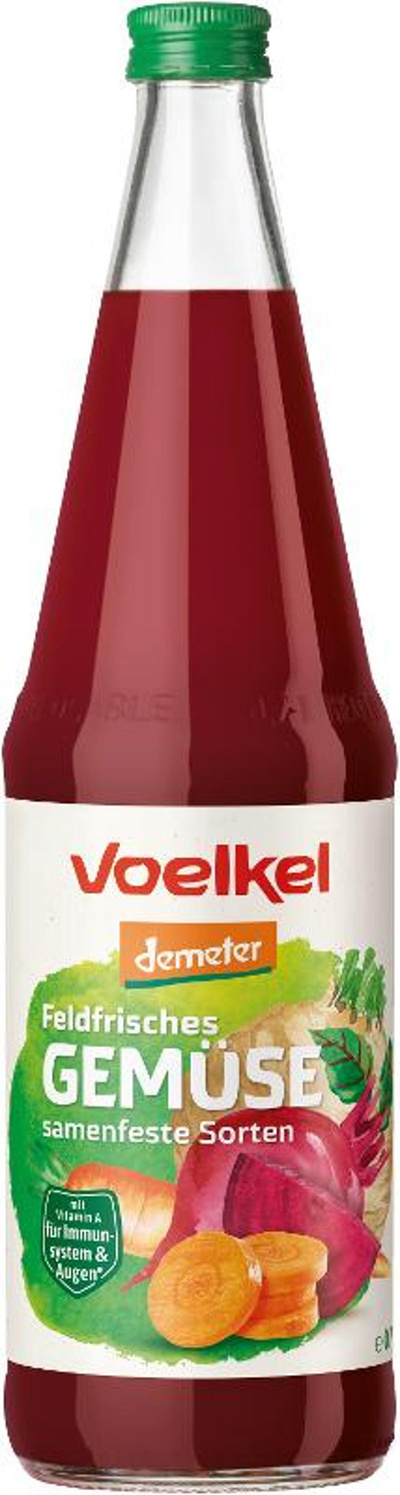 Produktfoto zu Gemüsesaft feldfrisch - 100% Direktsaft, 0,7l