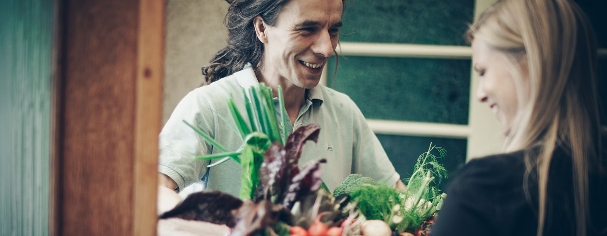 Grünland Übergabe Biokiste Ökokiste