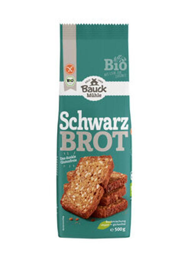 Produktfoto zu Schwarzbrot -glutenfrei, vegan- Backmischung 500g