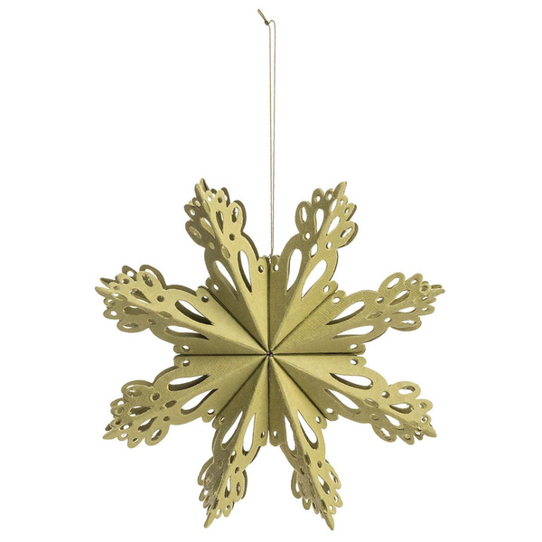 Produktfoto zu Papieranhänger Stern grün