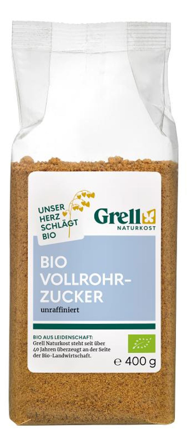 Produktfoto zu Vollrohrzucker unraffiniert 400g