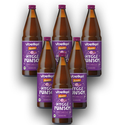 Produktfoto zu Hygge Punsch - Zimtsnegle, alkoholfrei Kiste 6x0,75l