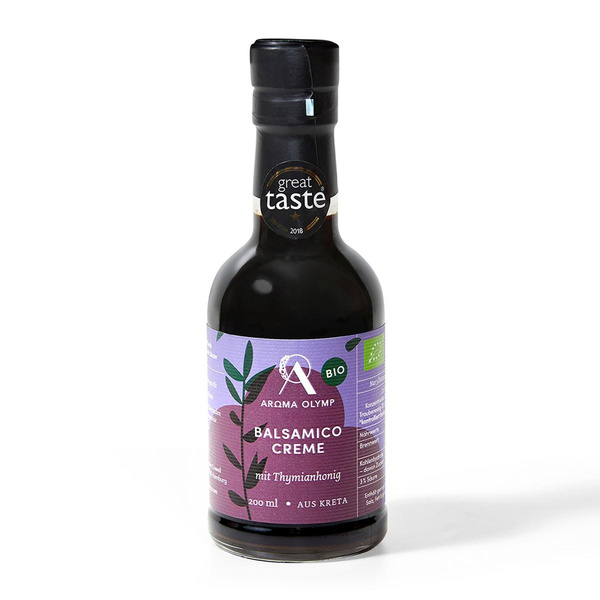 Produktfoto zu Balsamico Creme mit Thymianhonig 200ml
