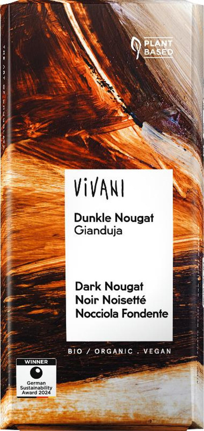Produktfoto zu Dunkle Nougat Schokolade 36% Cacao 100g