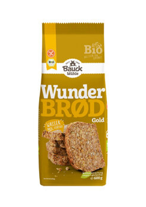 Produktfoto zu Wunderbrot Gold, glutenfrei 600g