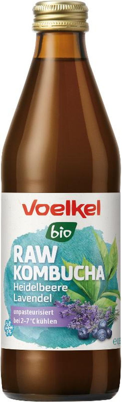 Produktfoto zu RAW Kombucha Heidelbeere Lavendel (kühlpflichtig)
