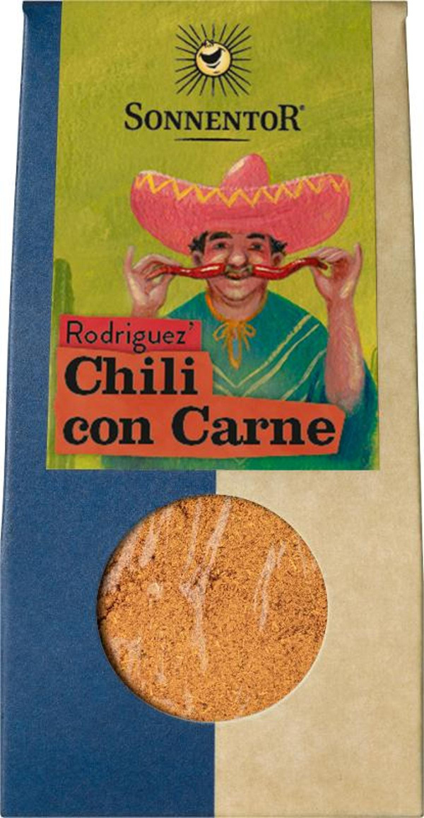 Produktfoto zu Rodriguez' Chili con Carne bio 40 g,