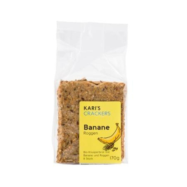 Produktfoto zu Kari's Knusperbrot Banane_Roggen (Knäckebrot)