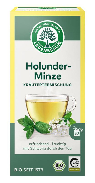 Produktfoto zu Holunder Minze Tee (Aufgussbeutel … 1,5 g) 30g