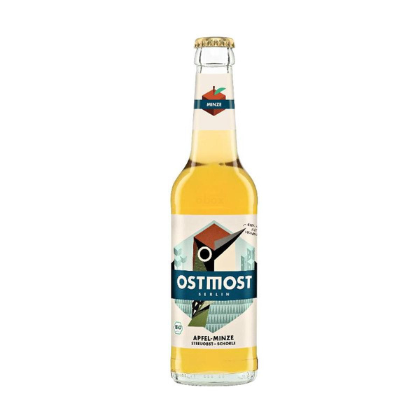 Produktfoto zu Apfel-Minze Streuobstschorle - Ostmost