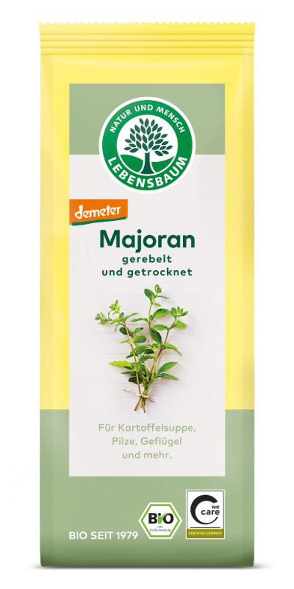 Produktfoto zu Majoran, gerebelt 12,5g