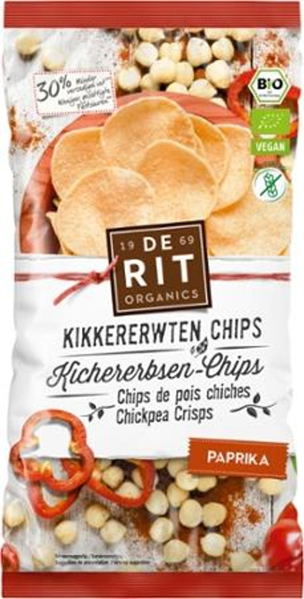 Produktfoto zu Kichererbsen-Chips Paprika 75g