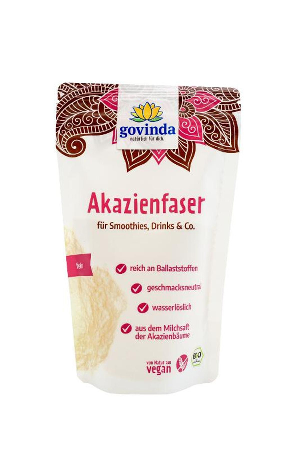 Produktfoto zu Akazienfaser, fein für Smoothies, Drinks & Co.
