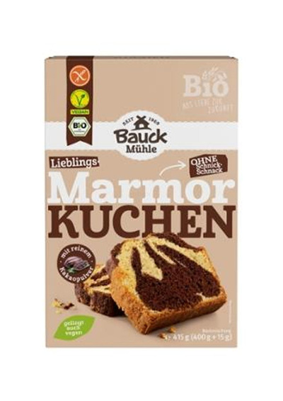 Produktfoto zu Marmorkuchen Backmischung glutenfrei 415g