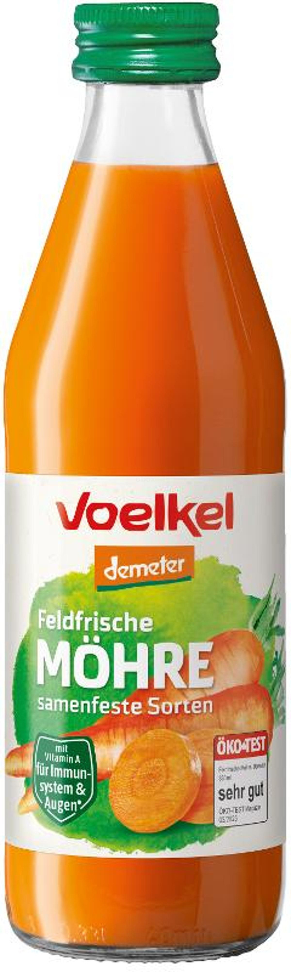 Produktfoto zu Feldfrischer Möhrensaft 0,33
