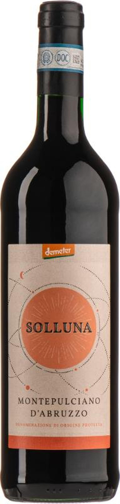 Produktfoto zu Solluna Montepulciano d'Abruzzo, Rotwein trocken 0,75l