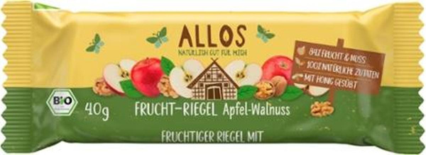 Produktfoto zu Fruchtriegel Apfel-Walnuss